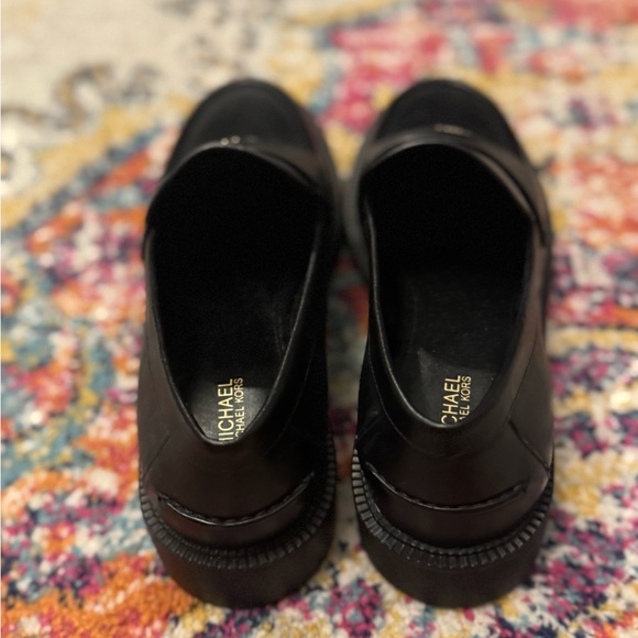 Michael Kors Eden Loafer- black leather - size 8 - Picture 7 of 8